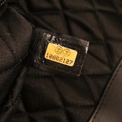 Chanel 2005-2006 Black Calfskin Tote Bag