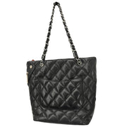 Chanel 2006-2008 Black Calfskin Cambon Ligne Tote Handbag