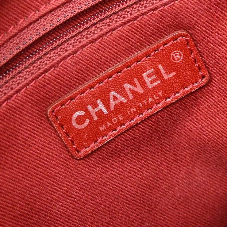 Chanel 2006-2008 Black Calfskin Cambon Ligne Tote Handbag