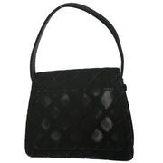 Chanel 1997-1999 Black Velvet Handbag