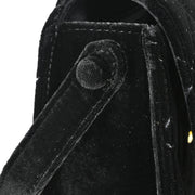 Chanel 1997-1999 Black Velvet Handbag