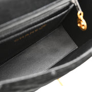 Chanel 1997-1999 Black Velvet Handbag