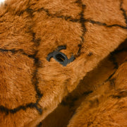 Chanel 2000-2001 Brown Fur Straight Flap Shoulder Bag