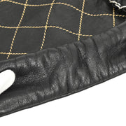 Chanel 2004-2005 Black Lambskin Wild Stitch Shoulder Bag