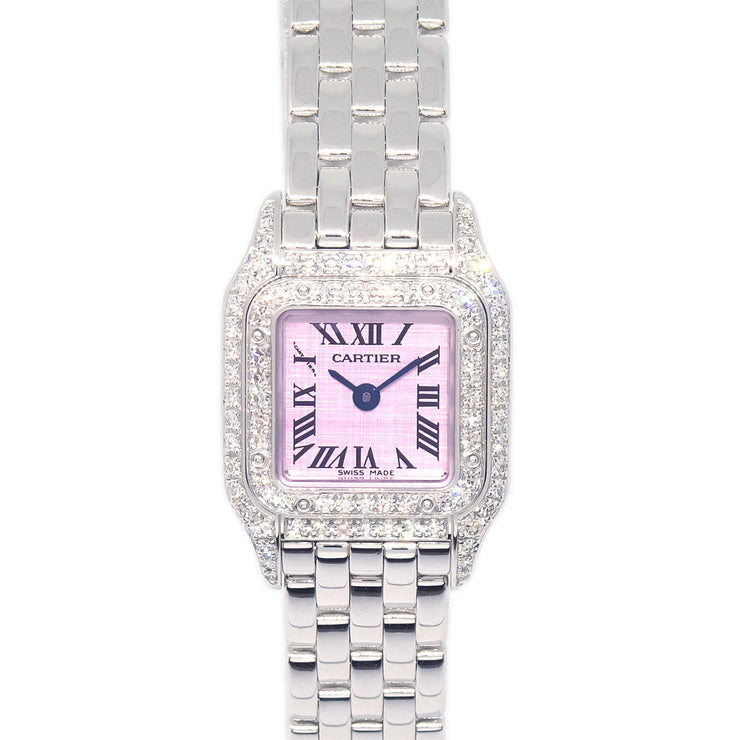 Cartier Mini Panthere Ref.2363 Quartz Watch 18KWG Diamond