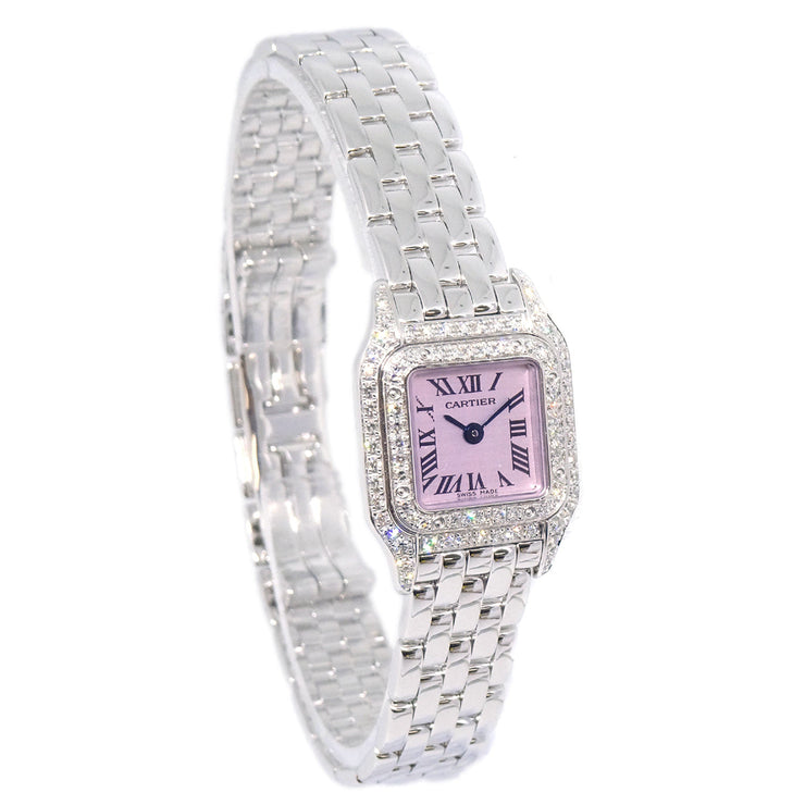 Cartier Mini Panthere Ref.2363 Quartz Watch 18KWG Diamond