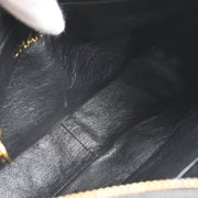 Chanel 1991-1994 Black Caviar Bias Stitch Camera Bag Small Shoulder Bag