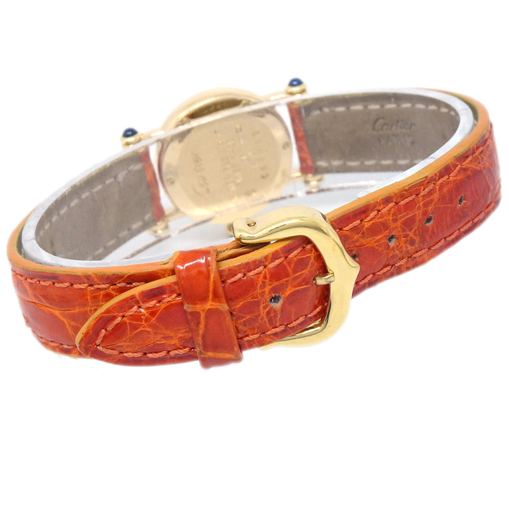 Cartier * Mini Diabolo Ref.1470 Quartz Watch 18KYG Orange