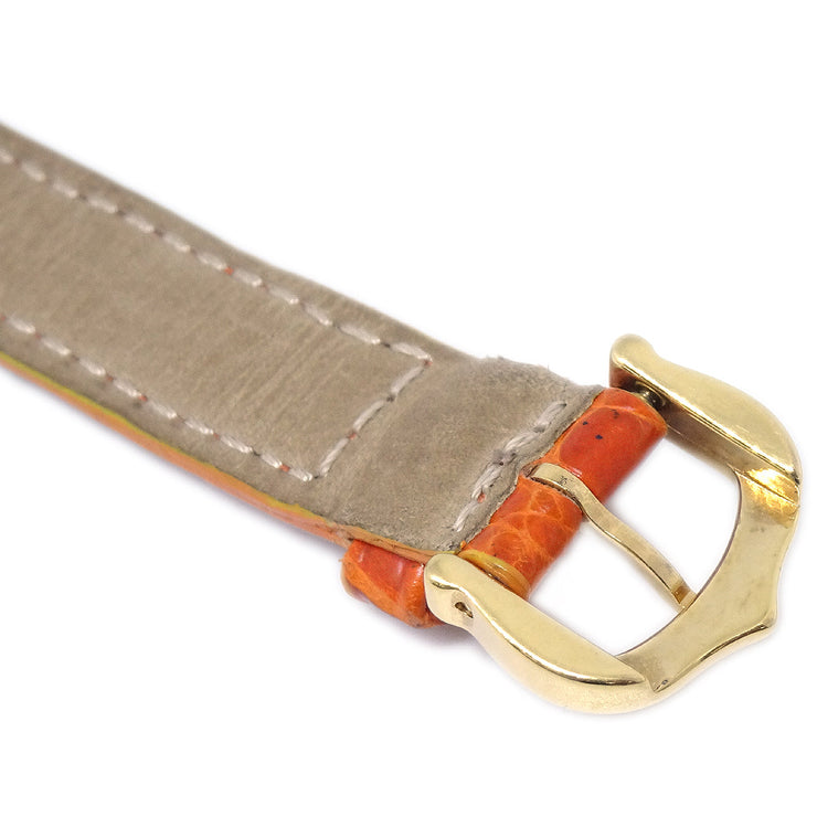 Cartier * Mini Diabolo Ref.1470 Quartz Watch 18KYG Orange