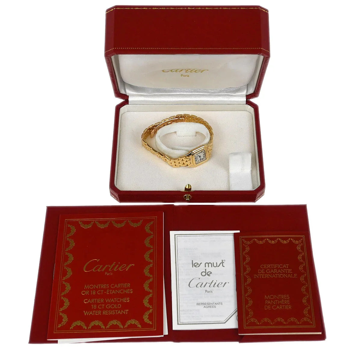 Cartier Mini Panthere Ref.W25034B9 Quartz Watch 18KYG
