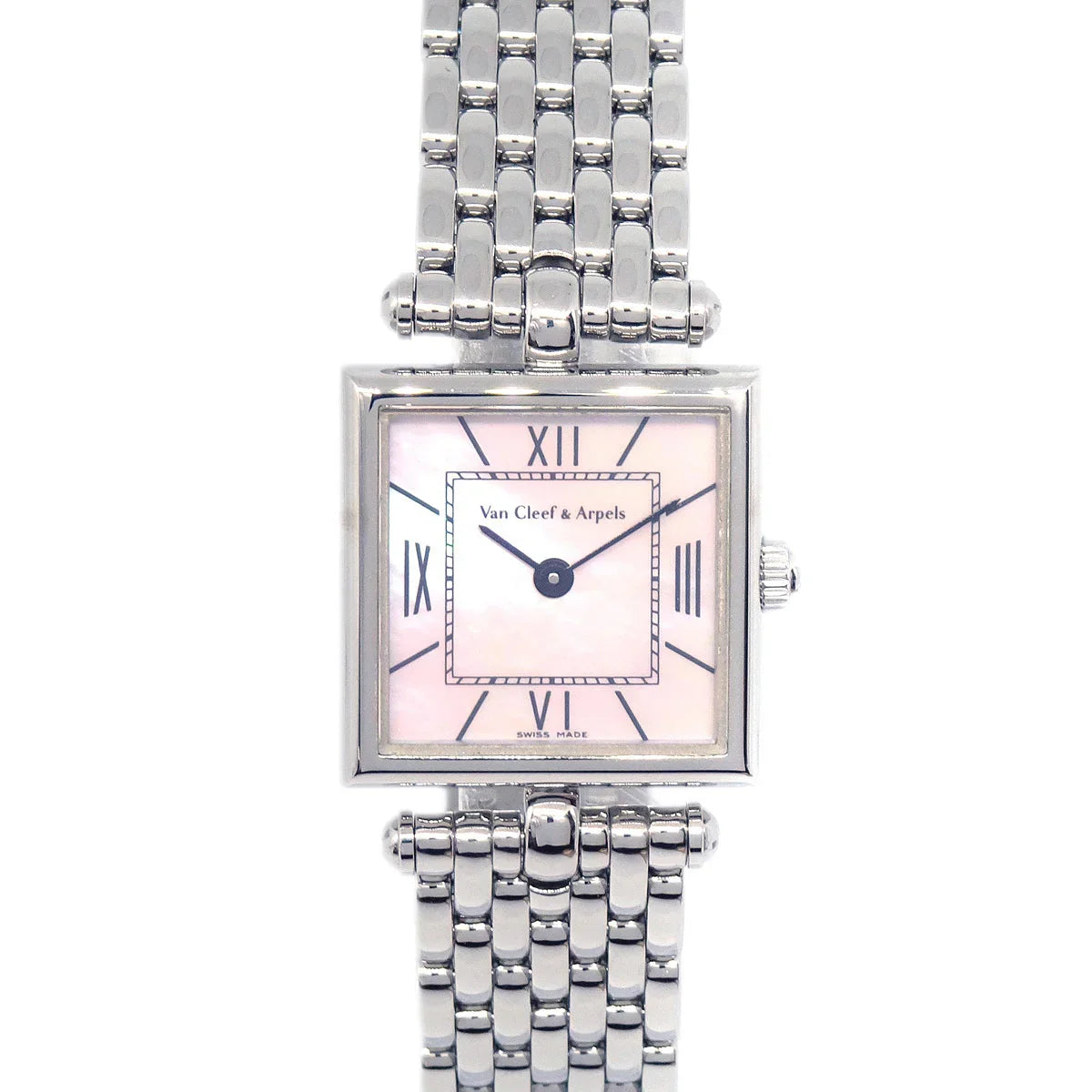 Van Cleef & Arpels * Ref.HH4897 Classic Square Quartz Watch SS