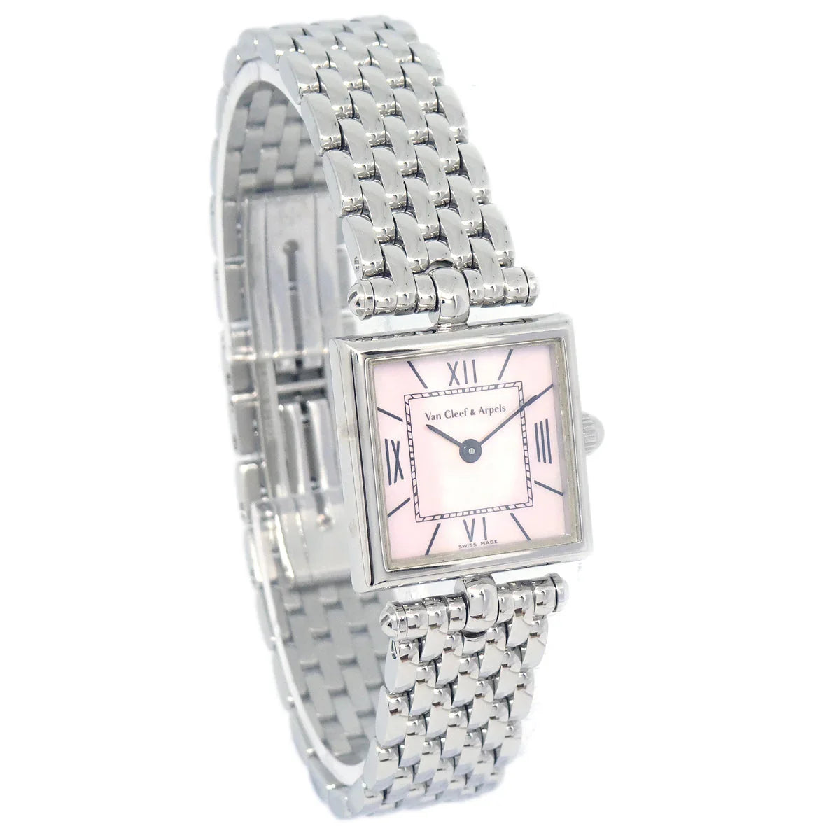 Van Cleef & Arpels * Ref.HH4897 Classic Square Quartz Watch SS
