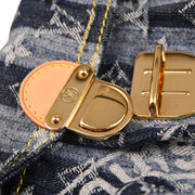 Louis Vuitton 2006 Blue Monogram Denim Mini Pleaty Raye Handbag M95333