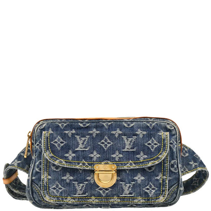 Louis Vuitton 2007 Blue Monogram Denim Bum Bag Waist Pouch M95347