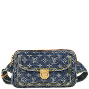 Louis Vuitton 2007 Blue Monogram Denim Bum Bag Waist Pouch M95347