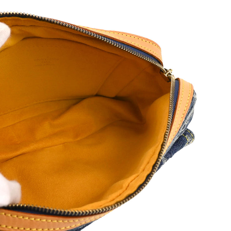 Louis Vuitton 2007 Blue Monogram Denim Bum Bag Waist Pouch M95347