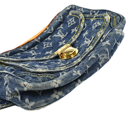 Louis Vuitton 2007 Blue Monogram Denim Bum Bag Waist Pouch M95347