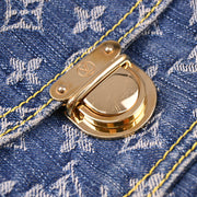 Louis Vuitton 2007 Blue Monogram Denim Bum Bag Waist Pouch M95347