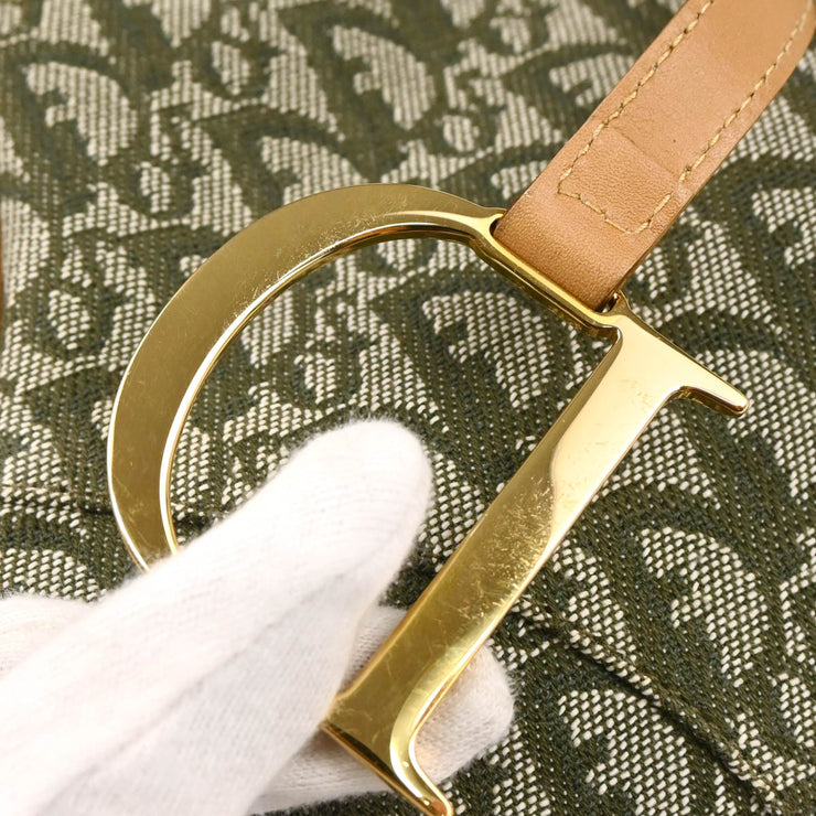 Christian Dior 2001 Green Trotter Saddle Handbag