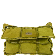 Chanel 2000-2001 Green Mouton Shoulder Bag