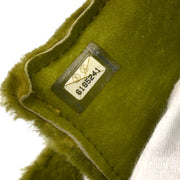 Chanel 2000-2001 Green Mouton Shoulder Bag