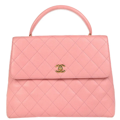 Chanel 2004-2005 Pink Caviar Kelly Handbag