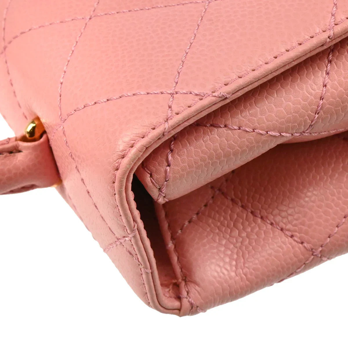 Chanel 2004-2005 Pink Caviar Kelly Handbag