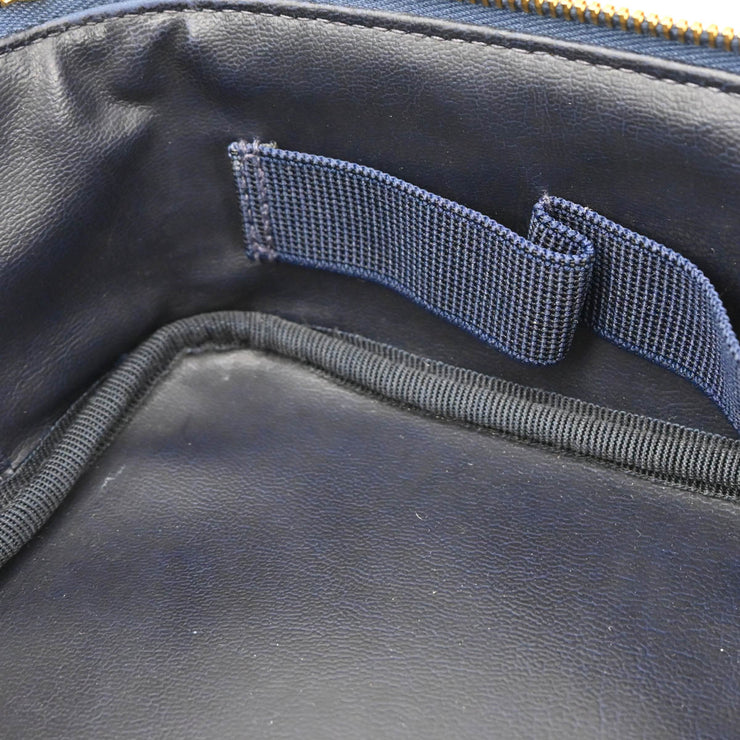 Chanel 1996-1997 Blue Denim Vanity Handbag