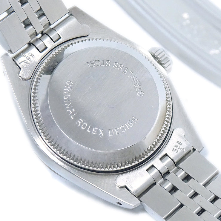 Rolex Ref.69174G Oyster Perpetual Datejust 26mm Watch SS Diamond