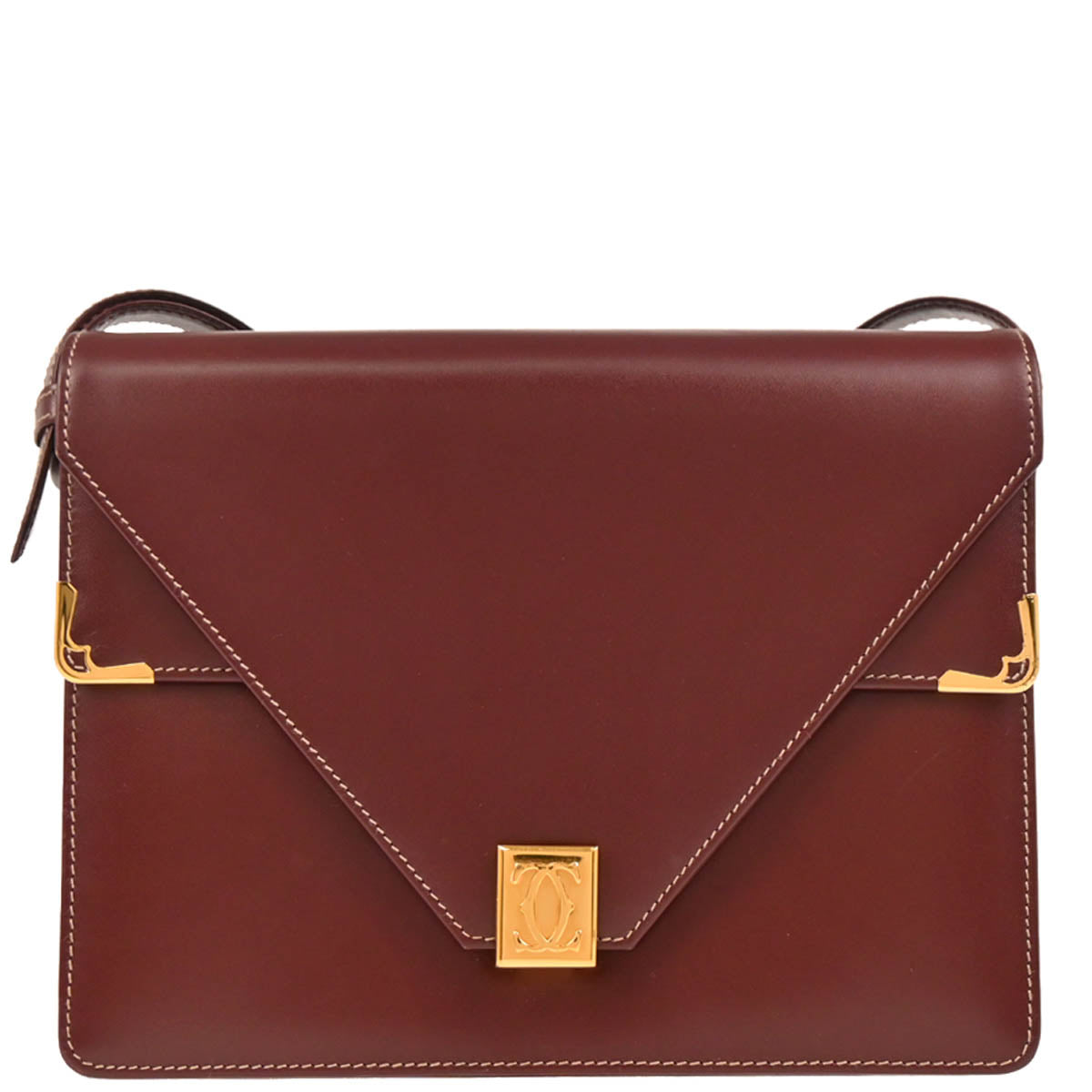 Cartier Bordeaux Shoulder Bag – AMORE Vintage Tokyo
