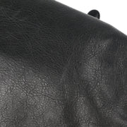Balenciaga Black Leather Envelope Clutch Bag