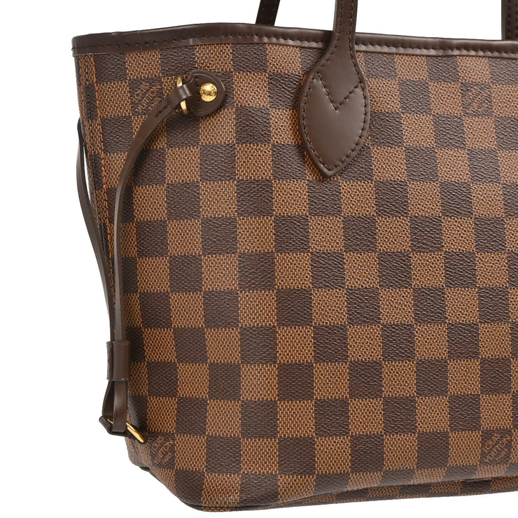 Louis Vuitton 2009 Damier Neverfull PM Tote Handbag N51109