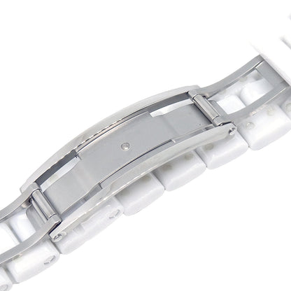 Chanel Ref.H2010 J12 33mm Quartz Watch Ceramic SS Diamond Pink Sapphire