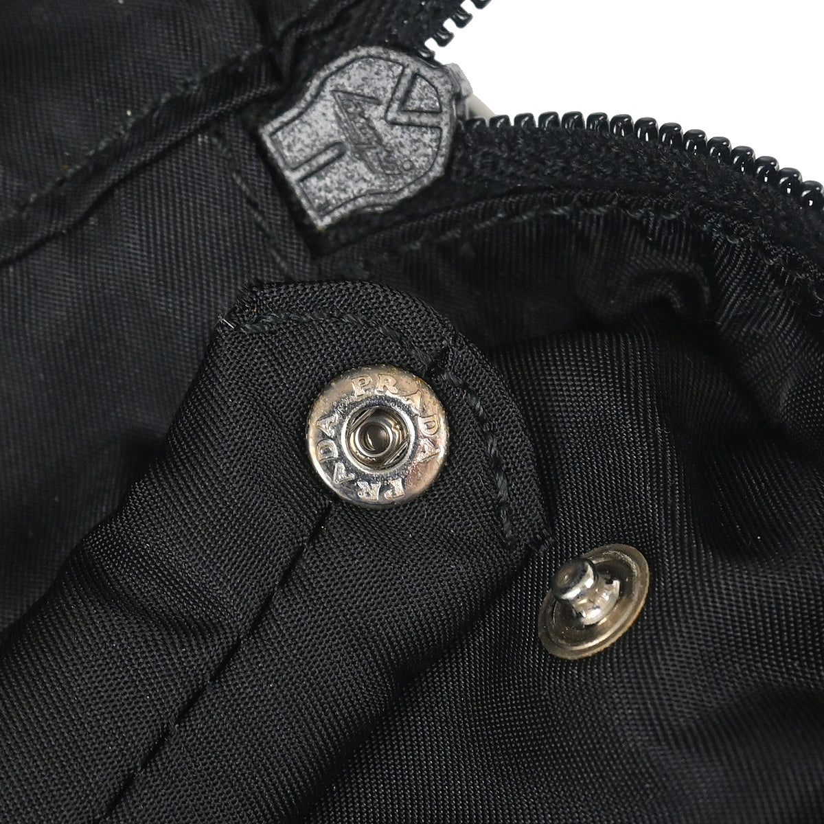 Prada Black Nylon Pouch