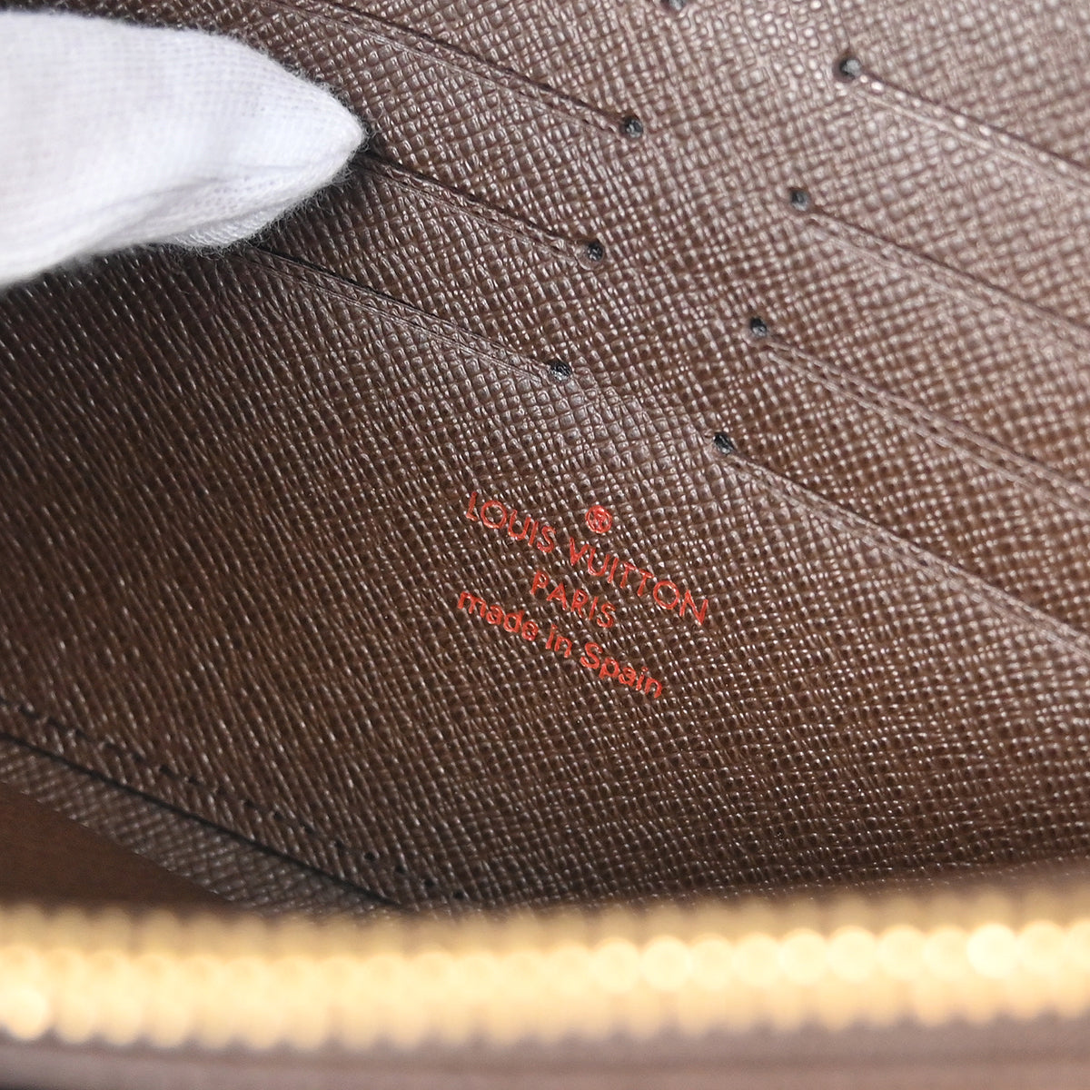 Louis Vuitton 2011 Damier Portefeuille Sistina Wallet N61747