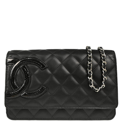 Chanel 2010-2011 Black Calfskin Cambon Ligne WOC