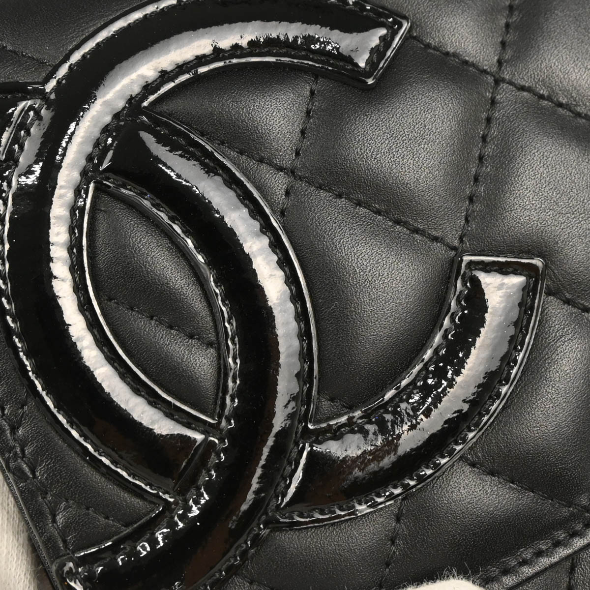 Chanel 2010-2011 Black Calfskin Cambon Ligne WOC