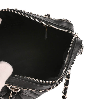 Chanel 2019 Black Calfskin Luxury Line Handbag