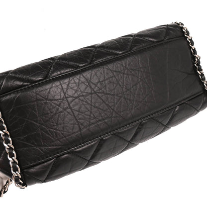 Chanel 2019 Black Calfskin Luxury Line Handbag