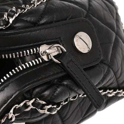 Chanel 2019 Black Calfskin Luxury Line Handbag