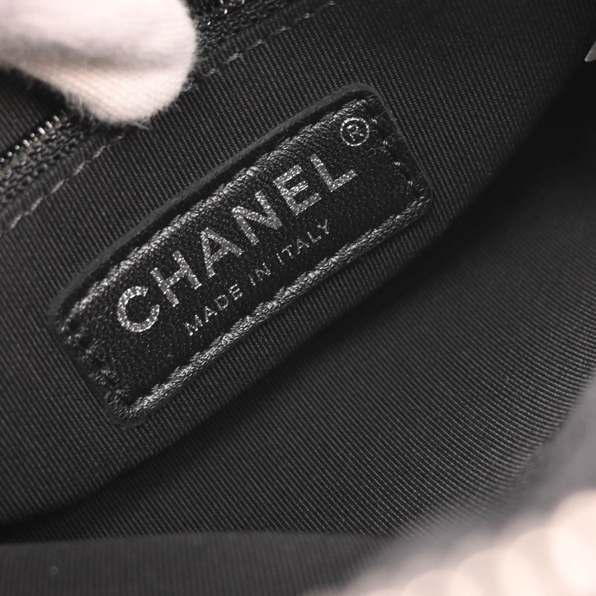 Chanel 2019 Black Calfskin Luxury Line Handbag