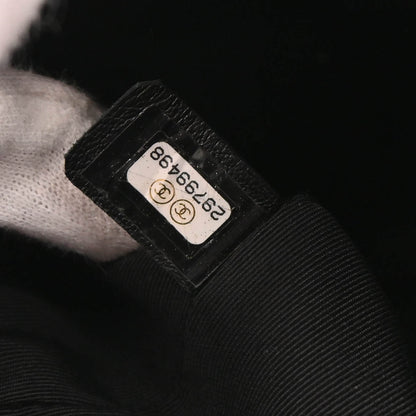 Chanel 2019 Black Calfskin Luxury Line Handbag