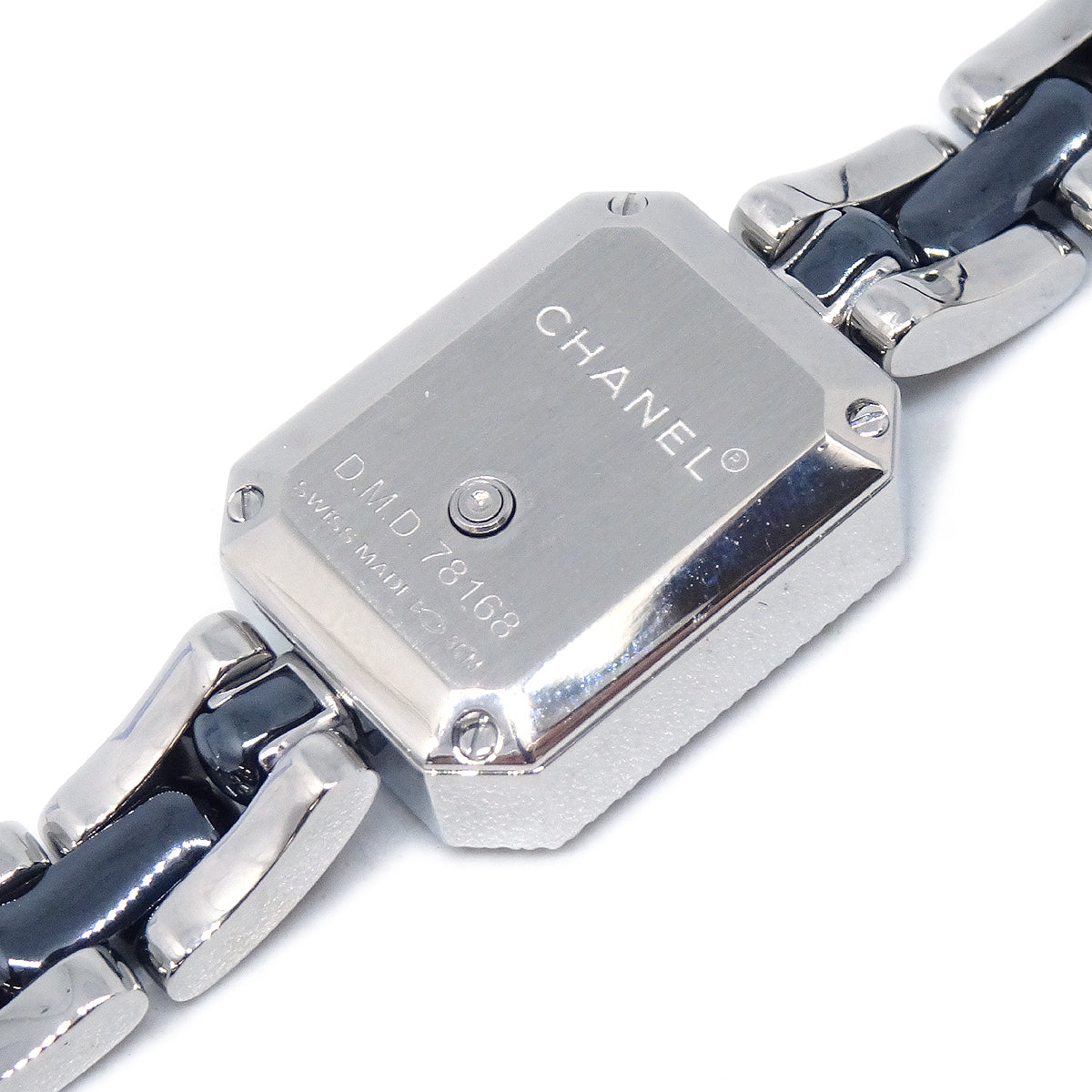 Chanel Premiere H2163 Quartz Watch Ceramic SS Diamond