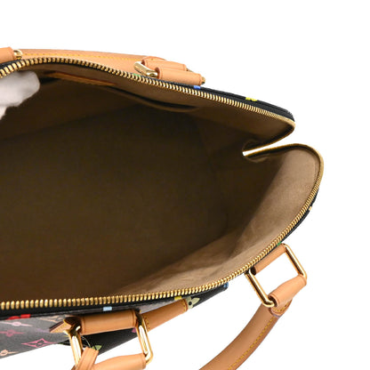 Louis Vuitton 2013 Black Monogram Multicolor Alma GM Handbag M40442