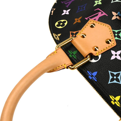 Louis Vuitton 2013 Black Monogram Multicolor Alma GM Handbag M40442