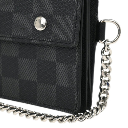 Louis Vuitton 2012 Damier Graphite Portefeuille Accordion Wallet N60023