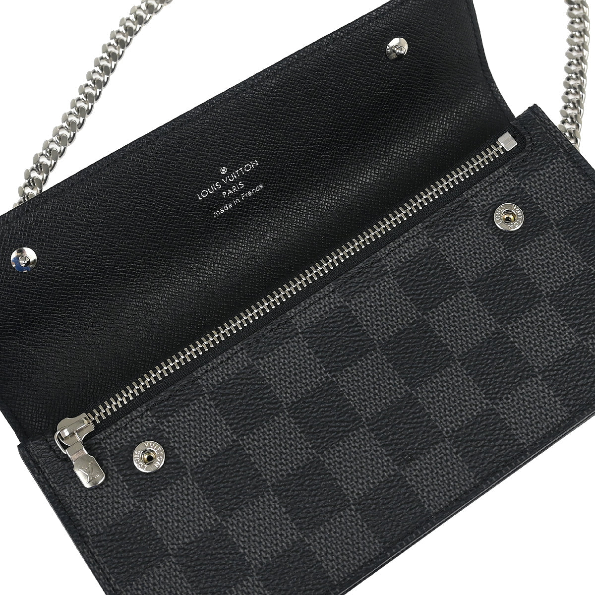 Louis Vuitton 2012 Damier Graphite Portefeuille Accordion Wallet N60023