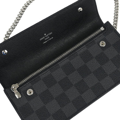 Louis Vuitton 2012 Damier Graphite Portefeuille Accordion Wallet N60023