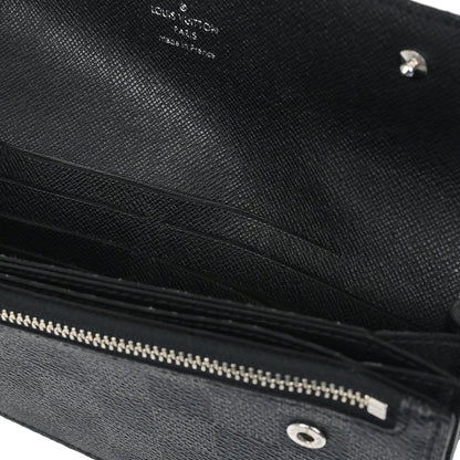 Louis Vuitton 2012 Damier Graphite Portefeuille Accordion Wallet N60023