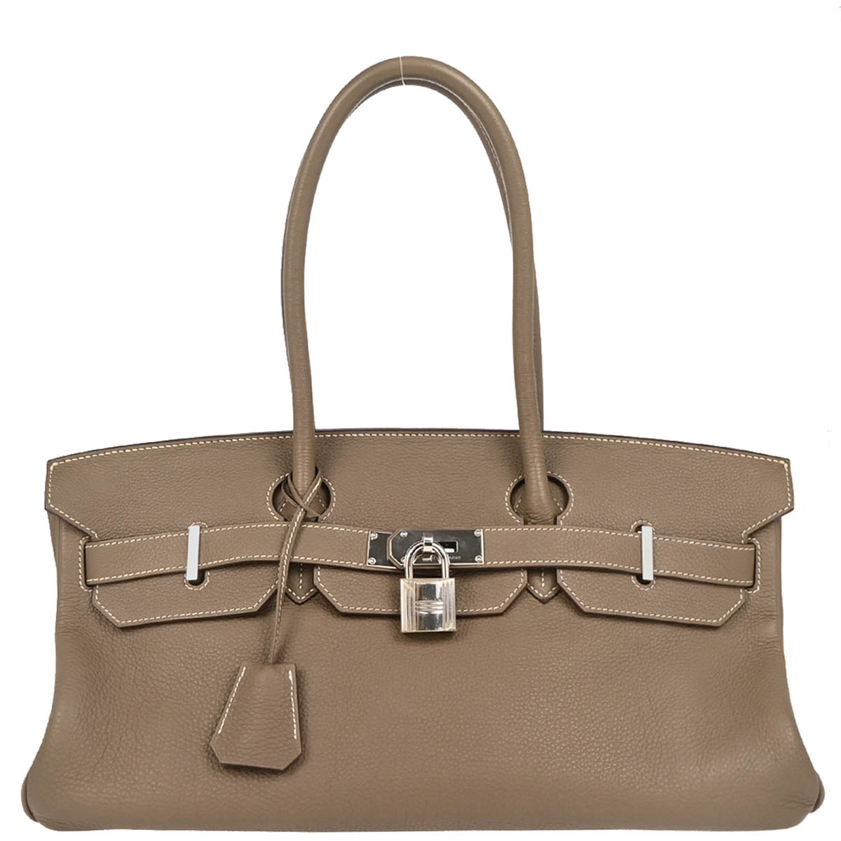 Hermes 2010 Etoupe Clemence JPG Shoulder Birkin
